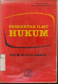 Pengantar Ilmu Hukum