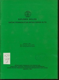 Suplemen Mata Pelajaran Biologi untuk Peningkatan Imtaq Siswa SLTA