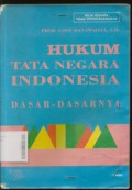 Hukum Tata Negara Indonesia Dasar-dasarnya