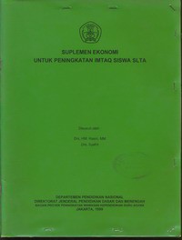 Suplemen Mata Pelajaran Ekonomi untukPeningkatan Imtaq