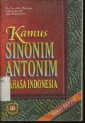 Kamus Sinonim - Antonim Bahasa Indonesia