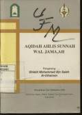 Aqidah Ahlis Sunnah Wal Jamaah