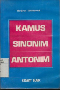 Kamus Sinonim - Antonim