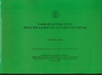 Naskah Keterkaitan Mata Pelajaran Di SLTA dengan Imtaq : Matematika