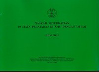 Naskah Keterkaitan Mata Pelajaran Di SLTA dengan Imtaq : Biologi