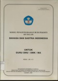 Model Pengintegrasian Budi Pekerti Ke Dalam Bahasa dan Sastra Indonesia untuk Guru SMU/SMK/MA Buku III - C3