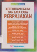 Ketentuan Umum dan Tata Cara Perpajakan