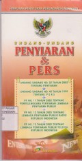 Undang - undang Penyiaran dan Pers