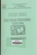 Arsip Soal Ujian Sekolah / Ujian Nasional Tahun 2006 Program IPS