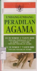 Undang - undang Peradilan Agama