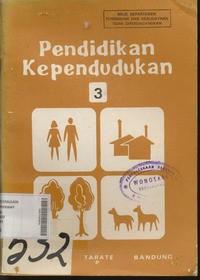 Pelajaran Pendidikan Kependudukan  3