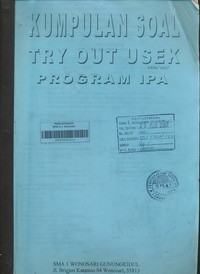 Kumpulan Soal Try Out Usek Tahun 2006/2007 Program IPA