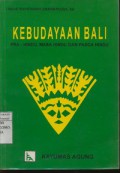 Kebudayaan Bali