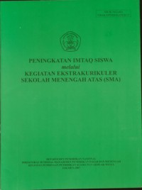 Peningkatan Imtaq Siswa Melalui Kegiatan Ekstrakurikuler SMA