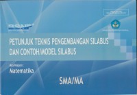 Petunjuk Teknis Pengembangan Silabus Matematika