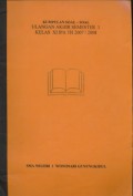 Kumpulan Soal-soal Ulangan Akhir Semester 1 Kelas XI IPA Tahun 2007/2008