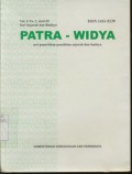 Patrawidya Seri Penerbitan Penelitian Sejarah dan Budaya Volume 6 Nomor 2 Juni 2005