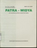 Patrawidya Seri Penerbitan Penelitian Sejarah dan Budaya Volume 7 Nomor 2 Juni 2006