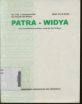 Patrawidya Seri Penerbitan Penelitian Sejarah dan Budaya Volume 7 Nomor 4 Desember 2006