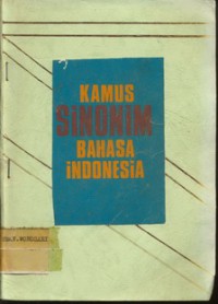 Kamus Sinonim Bahasa Indonesia