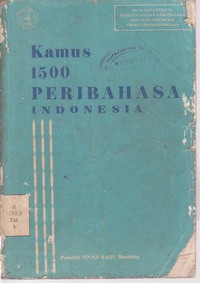 Kamus 1500  Peribahasa