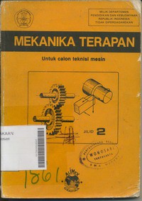 Mekanika Terapan 2  untuk Calon Teknisi Mesin jilid 2