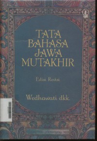 Tata Bahasa Jawa Mutakhir Edisi Revisi