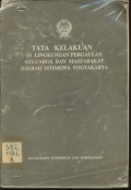 Tata Kelakuan Di Lingkungan Pergaulan Keluarga dan Masyarakat Daerah Istimewa Yogyakarta (DIY)