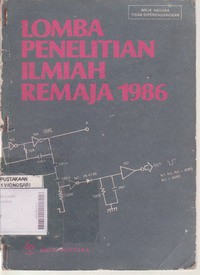 Lomba Penelitian Ilmiah Remaja 1986