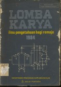 Lomba Karya  Ilmu Pengetahuan bagi Remaja 1984