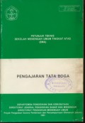 Petunjuk Tekhnis Tata Boga