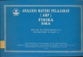 Analisis Materi Pelajaran Fisika Kls. III Program A1 Semester 5 & 6