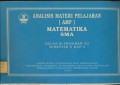 Analisis Materi Pelajaran Matematika Kls. III Program A2 Semester 5 & 6