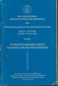 Kep.Men. dan BAKN  No.04334/93 tentang Petunjuk Pelaksanaan Jabatan Fungsional dan ANGKA KREDITNYA