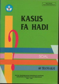 Kasus FA Hadi  -Soal 60 Transaksi