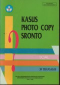 Kasus Photo Copy Sronto  -  Soal 50 Transaksi