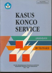 Kasus Konco Service - Jawaban 100 Transaksi