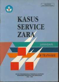 Kasus Service Zara  -  Jawaban 30 Transaksi