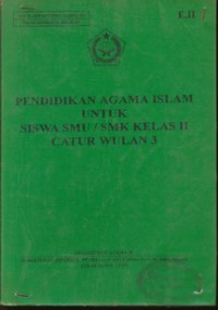 Pendidikan Agama Islam SMU Kls.II Cawu 3 Jld.2