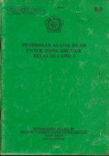 Pendidikan Agama Islam SMU Kls.III Cawu 1 Jld.3