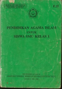 Pendidikan Agama Islam untuk Siswa SMU kelas I