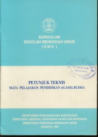 Kurikulum Mata Pelajaran Agama Budha