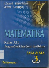 Matematika Kelas XII Program Studi Ilmu Sosial dan Bahasa Jilid3