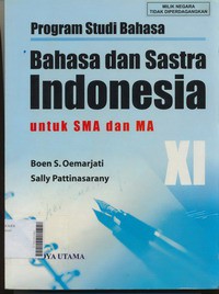 Bahasa Dan Sastra Indonesia SMA Kelas XI Program Bahasa