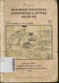 Sejarah Nasional Indonesia & Dunia Jilid III untuk SMU