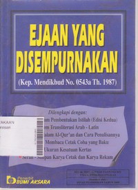 Pedoman Umum Ejaan Bahasa Indonesia yang Disempurnakan & Pedoman Umum Pembentukan Istilah (EYD)