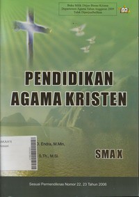 Pendidikan Agama Kristen Untuk SMA Kelas X