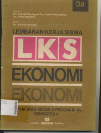 Lembar Kerja Siswa Ekonomi Untuk SMA Kelas 3 Program A3 Semester 5