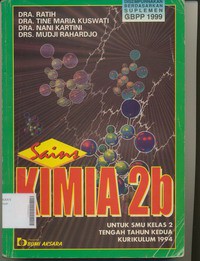 Sains Kimia 2B Untuk Smu Kelas 2 Tengah Tahun Kedua Kurikulum 1994