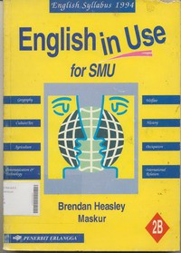 English in Use for SMU 2B Year 2 Second Semester, English Syllabus 1994